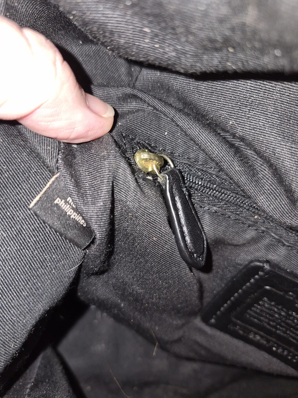 Coach Brown Signature Canvas Mini Backpack with Gold Hardware